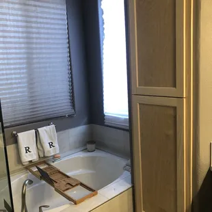 New storage cabinet.