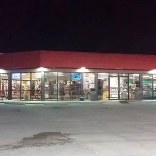 It's a gas station.