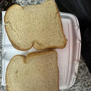 Hard crusty bread disguised to fool you during a quick check.