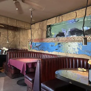 Main portion of the dining room.