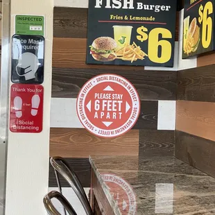 Social Distancing Signage