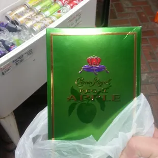 The drank Crown Royal Apple
