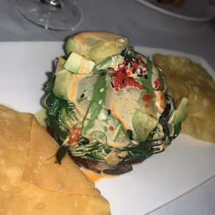 Tuna Stack (appetizer)