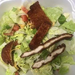 Crispy Chicken Salad