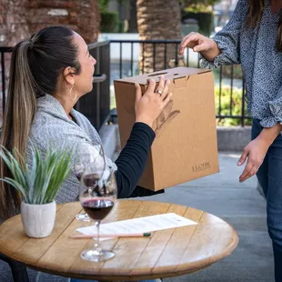 Quarterly wine club pick ups