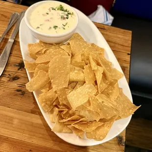 Chips and queso