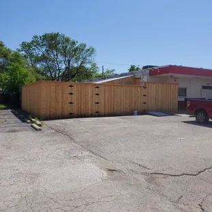 updating the patio fence