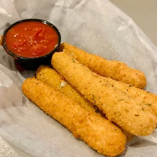 Mozzarella cheese sticks