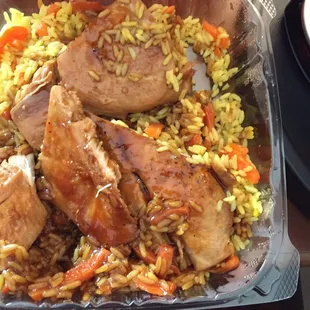 Chicken Teriyaki (kids said it's salty sweet)