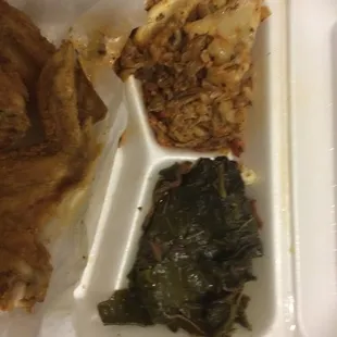 Greens and bacon cabbage