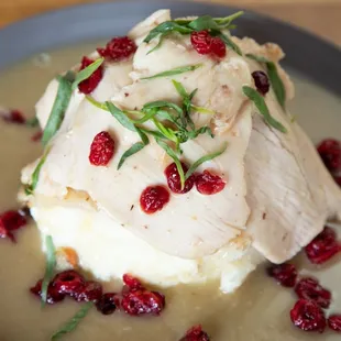 Hot Turkey Open Face Sandwich