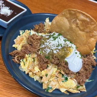 Pulled Pork Chilaquiles