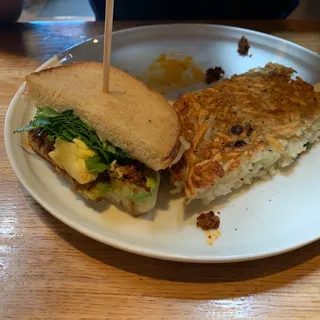 Chorizo and Egg Sandwich