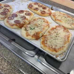 Fresh pizzas