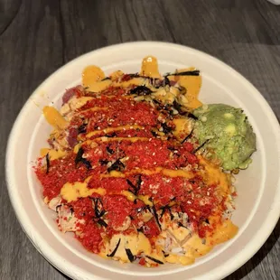 Poke Regular 2 Proteins Bowl