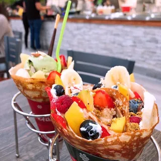 10. Matcha Valentine Crepe