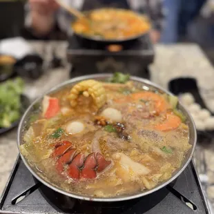 Hai De Pot (Lunch) ... added quail eggs (iykyk)