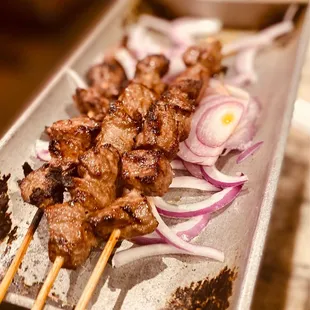 Beef Yakitori (3 skewers)