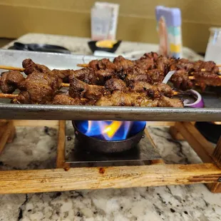 Lamb skewer