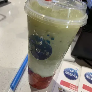 Strawberry Matcha Latte