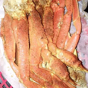 Tuesday special- 2 cluster of crab legs with Old Bay seasoning for only $8.99