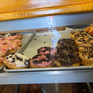 a variety of doughnuts
