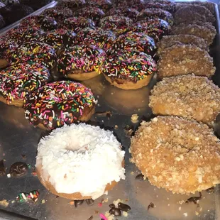 a variety of doughnuts