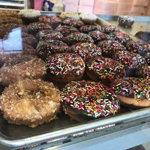 a variety of doughnuts
