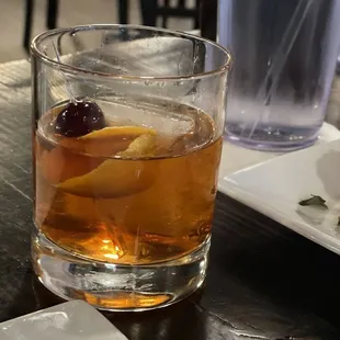 Old fashioned with Bulleit Rye