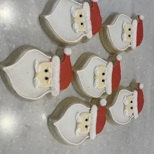Santa Iced Sugar Cookies