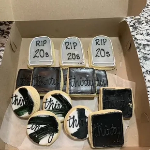 Custom sugar cookies.