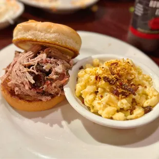 BBQ Sandwich Smoked Mac &amp; Cheese