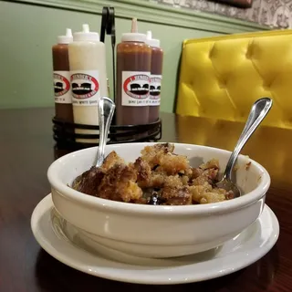 Bourbon & Chocolate Bread Pudding