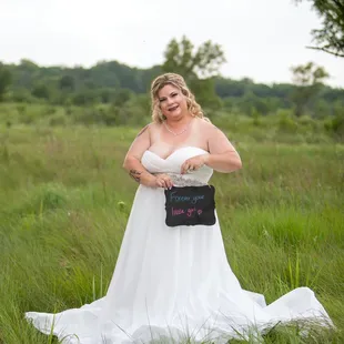 Bridal Session at Pawnee Prairie Nature Center by J Renee Photography