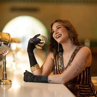 Old Hollywood Portrait Session at Union Station in St Louis, MO | J Renee Photography