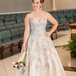 Church in Augusta, KS wedding