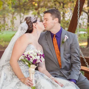 Client's location of choice for couple wedding portraits