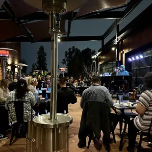 View from our table to watch Dueling Pianos.