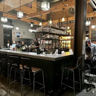 Bar area, nice looking and welcoming.