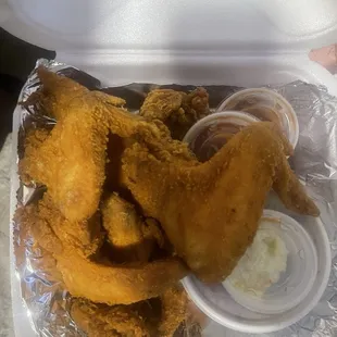 Wings w Red Beans