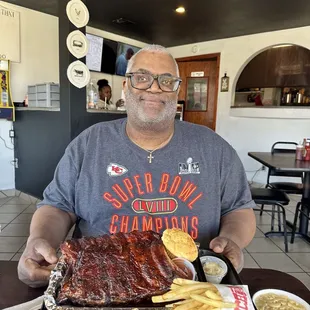 ribs, food, bbq ribs