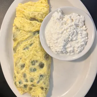 Veggie omelet no cheese