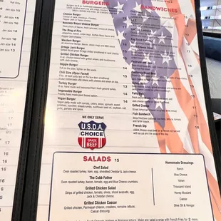 menu, sushi and sashimi