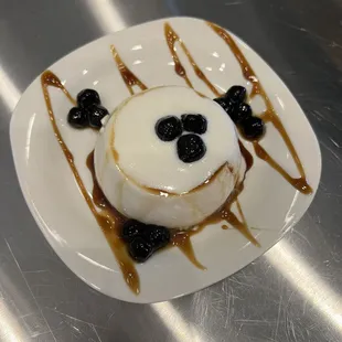 Brown sugar Tofu w/ boba...dessert