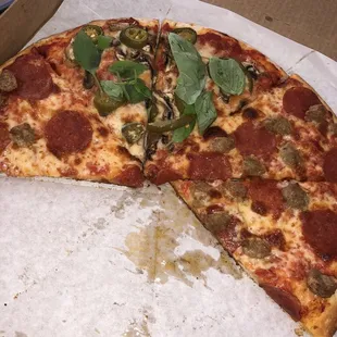 It tastes fresh, homemade, and delicious. Definitely give it a shot you won't be disappointed. It's also a mom and pop shop