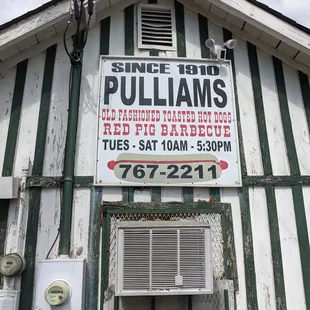 the front of the building