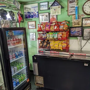 the inside of a store