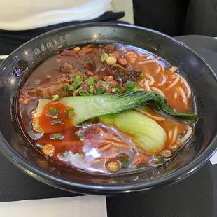 Beef brisket noodle soup