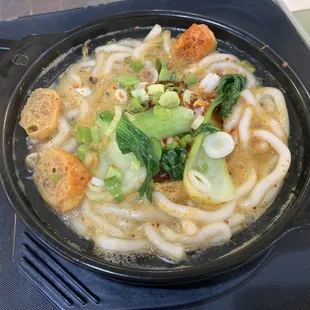 House Special Potato Noodle Soup w/ spicy &amp; numbing soup base