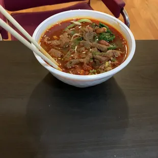 Beef noodle soup